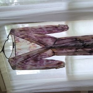 Asymmetrical maxi dress